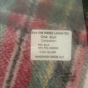 NWT Maria La Rosa Bosch silver socks